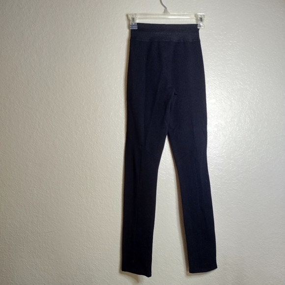 PAIGE Leather Legging pull on Pant Elastic Waist Stretch sz Xs - Picture 6 of 6